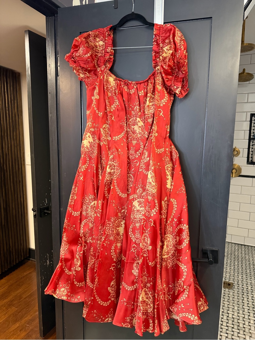 Selkie Ornament Garden Party Midi Dress 1X NWOT